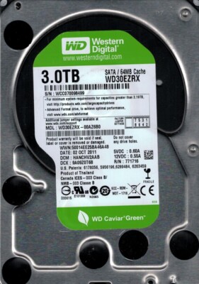 Western Digital WD30EZRX-00AZ6B0 DCM: HANCHV2AAB 3TB | eBay