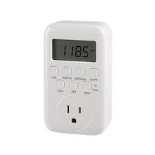 HBN Electricity Usage Monitor LCD Plug in Power Meter with 9 Display Modes