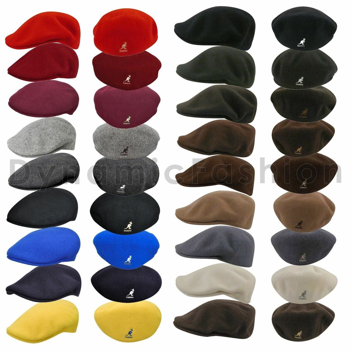 Authentic Mens KANGOL 504 100% Wool 0258BC Cap Sizes S M L XL XXL