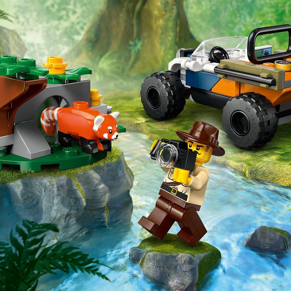 LEGO City Jungle Exploration Off-Road Vehicle (Find the Red Panda) - Toy, - Image 4 of 4
