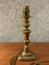 Vintage Brass Candlestick Lamp Classical Solid Country House