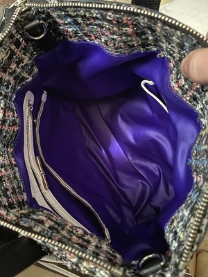 Henri Bendel Large Jetsetter & Phone Wallet Sparkle Tweed Backpack Bag Henri Bendel Large Jetsetter & Phone Wallet Sparkle Tweed  main image 2