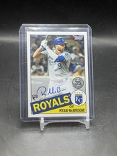 2020 Topps Update RYAN McBROOM RC1985 Topps Auto Autograph - ROYALS - 85BA-RM
