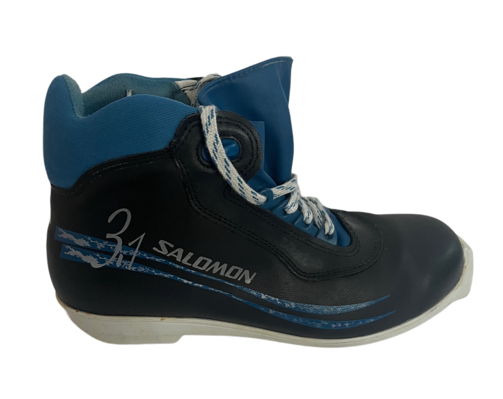 Scarponi da sci di fondo nordico donna Salomon 3.1 taglia EUR taglia 41 nero blu