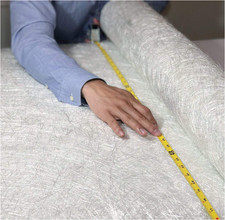 Fiberglass Chopped Strand Mat Cloth 50" x 360"  50 Inch Wide 10 Yard Long, 1 oz