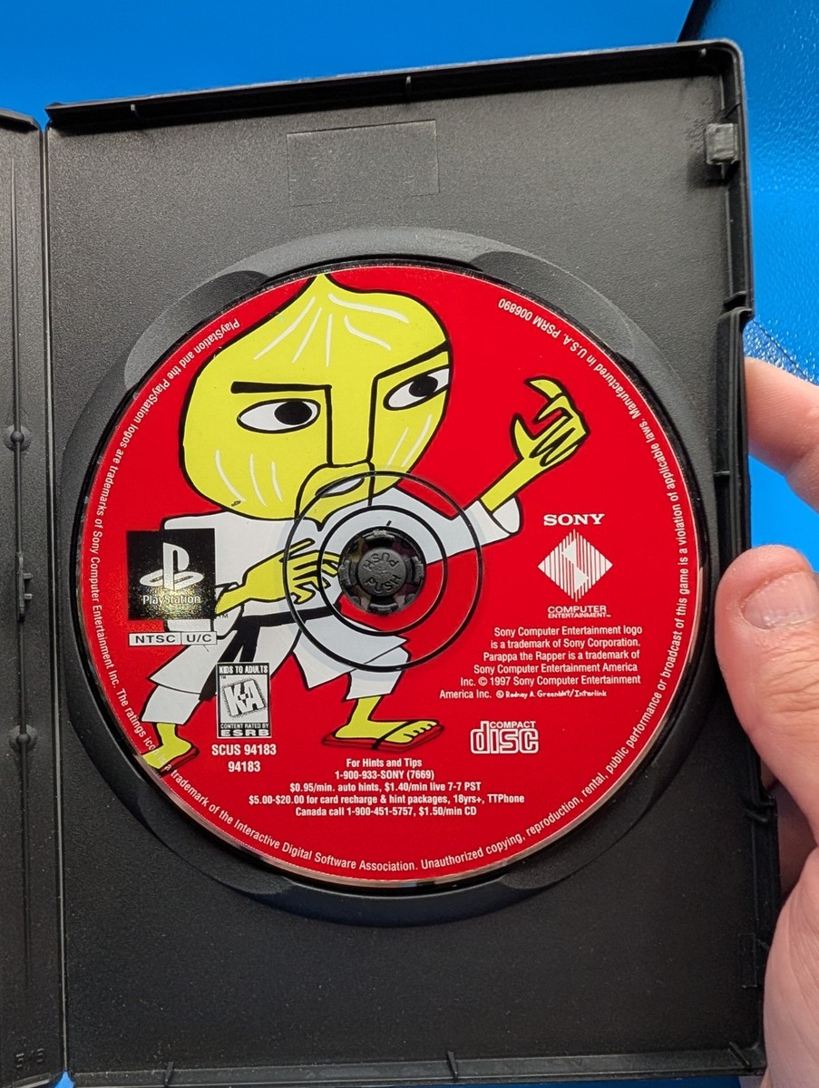 PaRappa The Rapper - Wata 9.4 A+ Sealed [Sony Security Label Ps1 Sony 1997 Usa