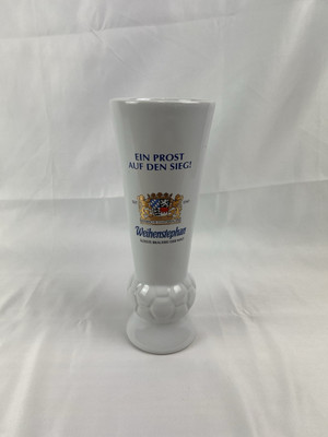 Weißbierkrug o. H. Bierkrug Weihenstephan Pokal Fußball 0,6L Goldmedaillien 
