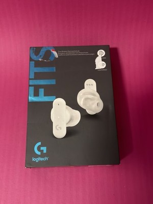 Logitech G FITS Bluetooth Gaming Earbuds - White