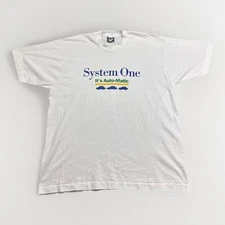 VTG 80’s Screen Stars Best System One It’s Auto-Matic Single Stitch T Shirt XL
