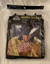 Southwestern American Cowboy Saddle Slicker Raincoat Rain Coat Waterproof ~ New