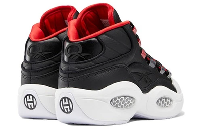 Iverson × Harden × Reebok Question Mid Black FZ1365 Men's Size | eBay