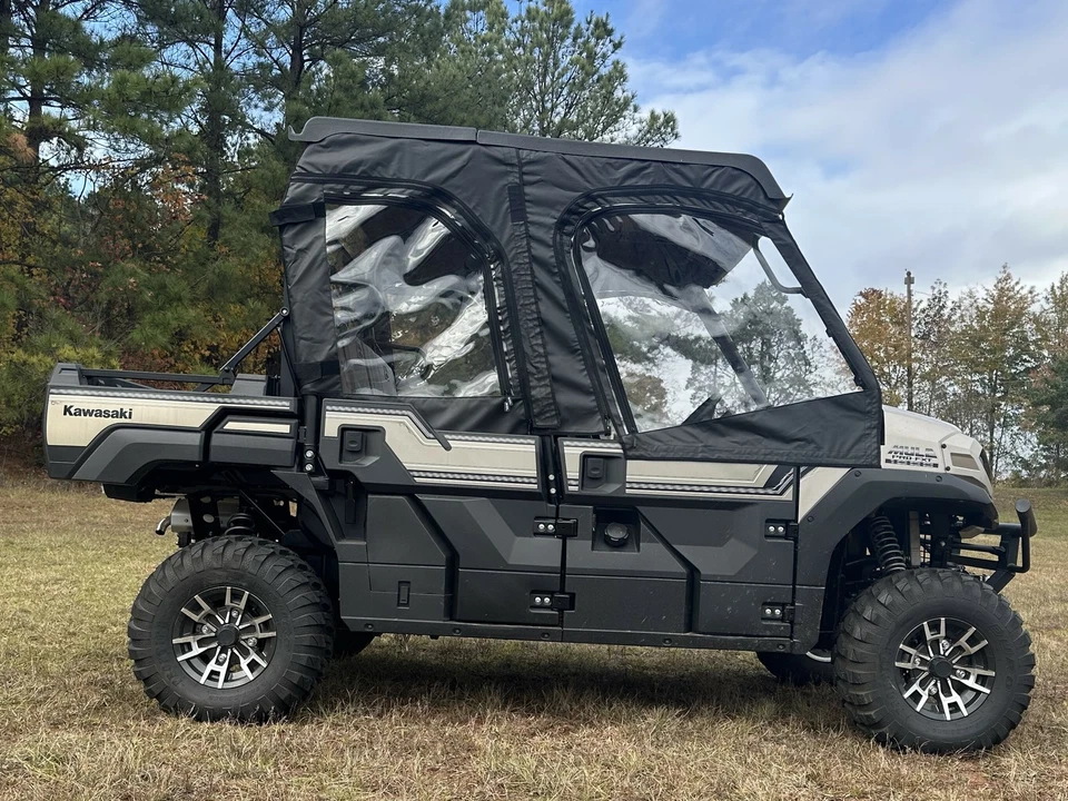 Puertas superiores blandas Falcon Ridge UTV para Kawasaki Mule PROFXT y PRODXT 2015-2025 Foto 2 de 4