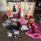 Vintage 1960 Vintage Barbie with 3 Dolls , Case & Accessories