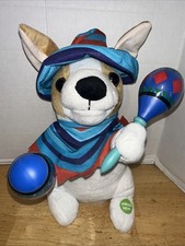 Animated Mariachi Chihuahua Puppy Singing "Macarena" Plush Dog Shaking Maracas