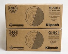 Klipsch CS-16C II - 6.5" In Ceiling Speakers reconditioned - 2-pack PAIR