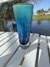 Vintage MURANO Modern Art Glass Vase Millifiore Cased Glass attrib Dino Martens