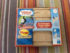 Learning Curve Wooden Thomas Train 2  4 Inch Straight Track  Road NEW 