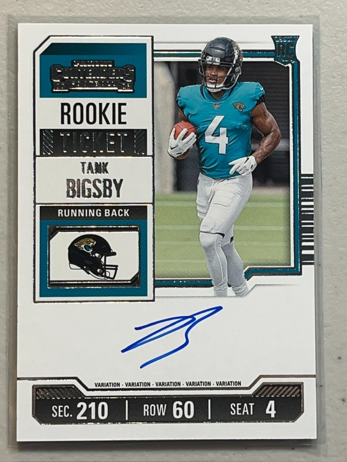 Tank Bigsby 2023 Panini Contenders Rookie Ticket Auto Autograph RC Variation 134