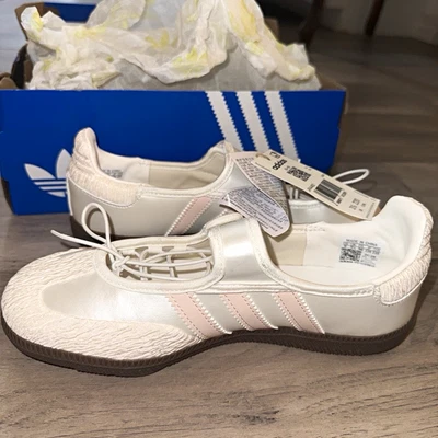 adidas Samba Jane Chalk White Wonder Quartz W for sale | eBay