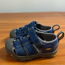 Keen Kids Toddlers Newport H2 Sandals Blue Grey Water Shoe Hiking Outdoor T4