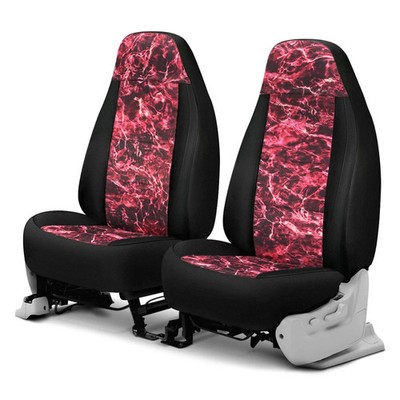 Coverking Mossy Oak 1st Row Elements Crimson Custom Seat Covers