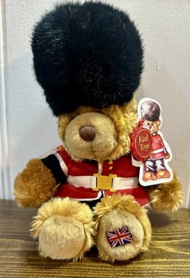 NEW Keel Toys British Queens Palace Guardsman 10'' Teddy Bear Soft Plush MWT