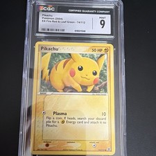 The Pokémon Company Pokémon TCG Pikachu EX FireRed & LeafGreen 74/112 2004 CGC 9 on eBay