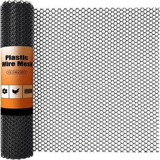 Plastic Chicken Wire Mesh-19.6 in X 10 Ft, Plastic Wire Mesh Fence for Dogs5597 15.59 per metre