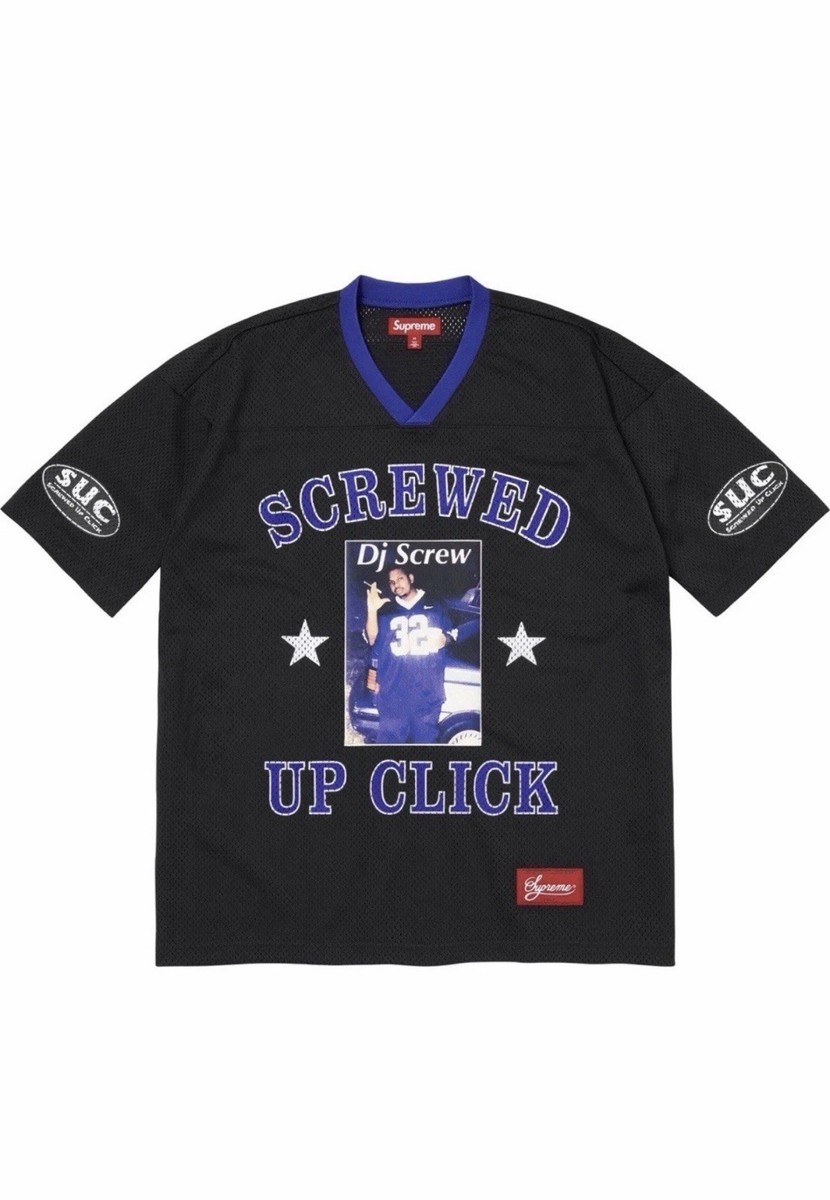Supreme DJ Screw Football Jersey Black XL | eBay