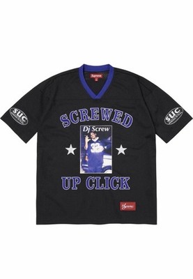 Supreme DJ Screw Football Jersey Black XL | eBay