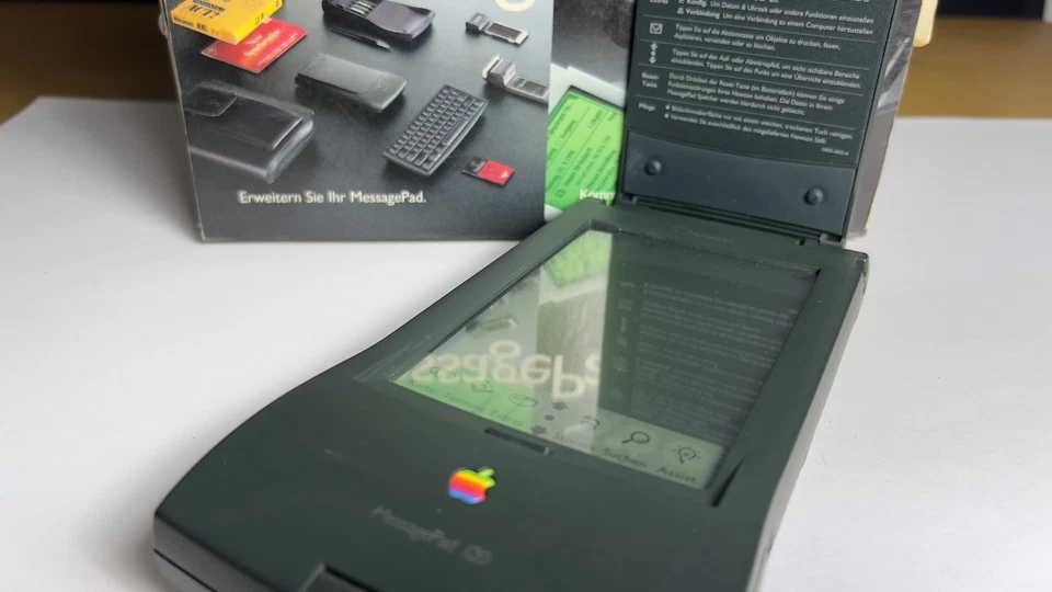 PDA Klassiker: Apple Newton 120 MessagePad - wenig Gebrauchsspuren