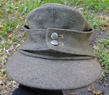 alte  Milit&auml;r M 43  M&uuml;tze feldgrau