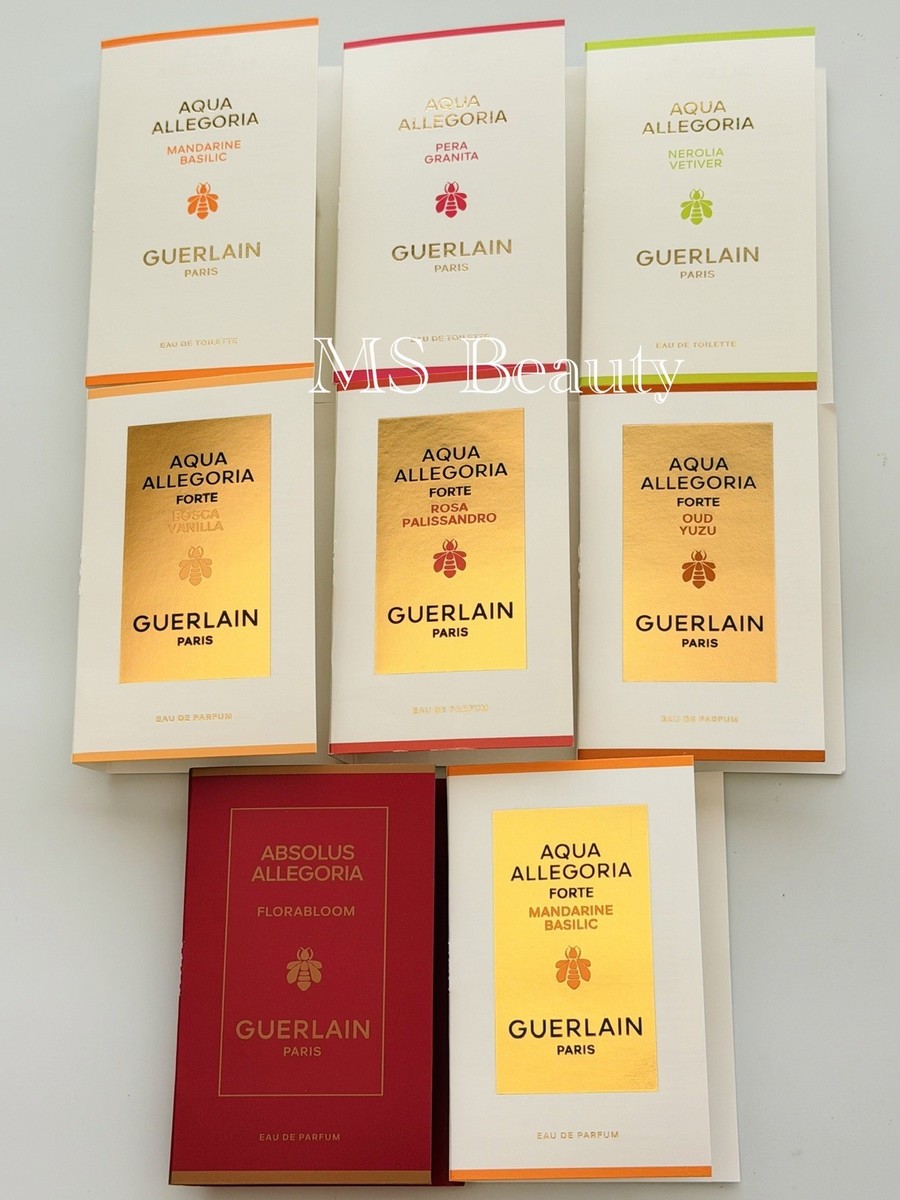 梱包済み！新品未使用GUERLAIN 化粧品18点 まとめ売り おまけつき Guerlain Absolus & Aqua Allegoria Perfume Sample Size (8pcs) | eBay