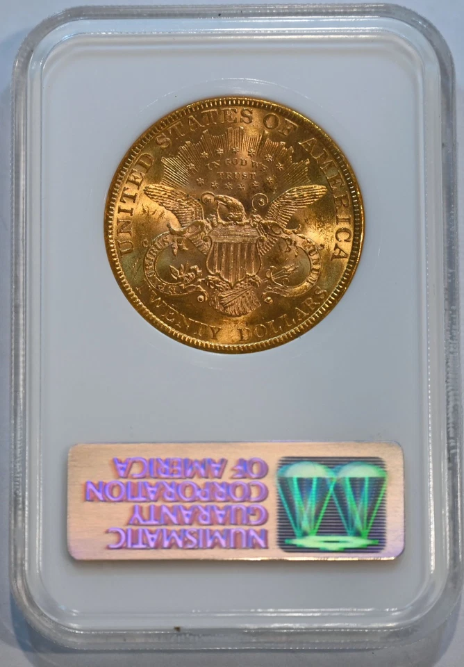 1895 Liberty $20 gold NGC MS61 US gold coin great coin!! - Image 2 of 4
