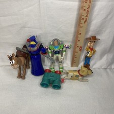 Toy Story 1990s Burger King McDonalds Toys Lot of 6 Played with Figures Vintage