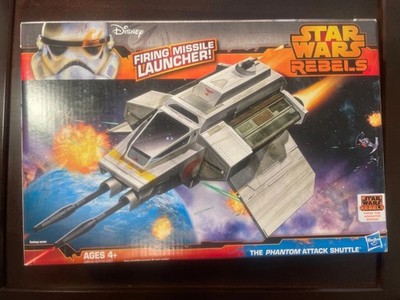 2014 Hasbro Disney Star Wars Rebels: The Phantom Attack Shuttle- New: Opened box