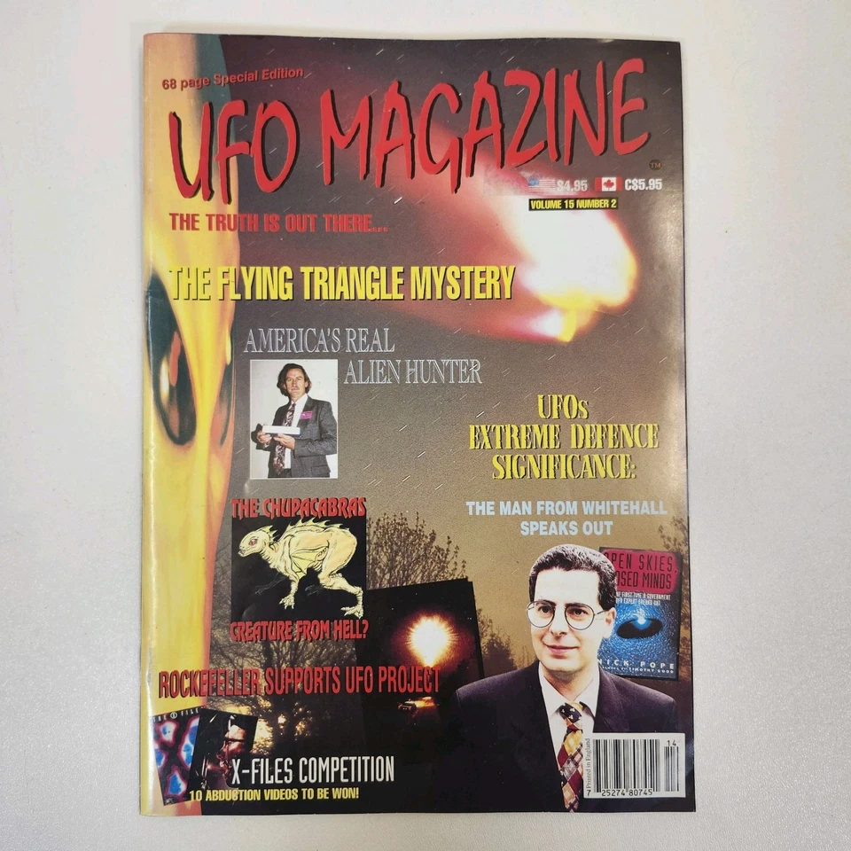 UFO Magazine & Phenomenon Report 3 Issues 1996 1997 Aliens Roswell X-Files Angel - Image 2 of 4