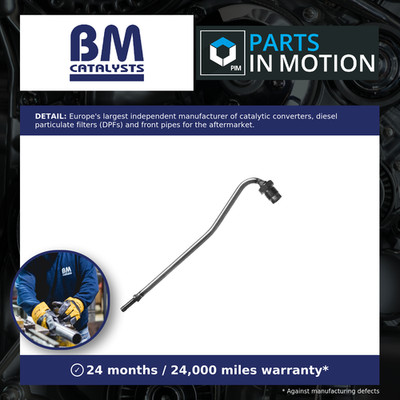 DPF Pressure Sensor Pipe fits CITROEN C4 GRAND PICASSO Mk2 1.6D 14 to 18 Hose BM
