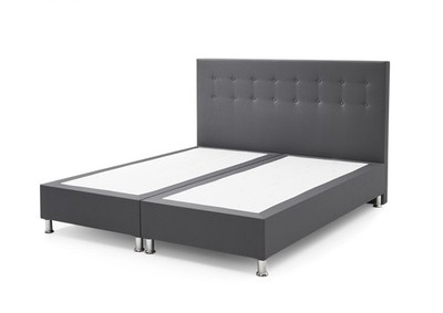 Boxspringbett KO-1 180x200 cm Webstoff Anthrazit