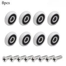 4/8 x Single Shower Screen Door Rollers Runners Wheels 19,23,25,27mm Replacement