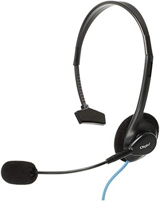 Nakabayashi Digio2 Headset Single Ear 3.5mm 4-Pole Mini Plug for Gaming PC Z7819