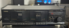 TEAC W 415 Stereo Double Cassette Deck Vintage Audio Working Tested
