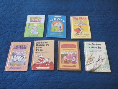 I Can Read 7 Book Lot VTG HB Children Kids Early Reading