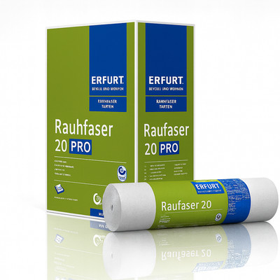Erfurt Rauhfaser 20 Pro Struktur überstreichbar 6 Rollen 33,5 x 0,53