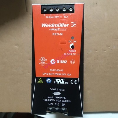 1PC New For Weidmuller 8951360010 PRO-M CP M SNT 250W 24V 10A Power Supply#QW