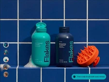 New Flakes Complete Bundle Shampoo And Conditioner,Anti-Dandruff Hair Care Set