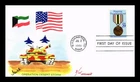 DR JIM STAMPS US COVER OPERATION DESERT STORM FDC FAITH HAND COLORED CACHET