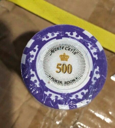 50 Monte Carlo Poker Room U Choose Color Poker Chips Casino Chips NEW - Picture 5 of 11