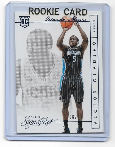 Victor Oladipo 2013-2014 Panini Signatures Blue Parallel Rookie Card  #31 06/10
