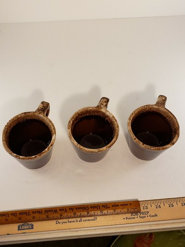 Vintage Hull USA Brown Drip Coffee Cup/Mug Oven Proof - Picture 6 of 10